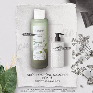 TONER MAMONDE DIẾP CÁ CHO DA DẦU MỤN