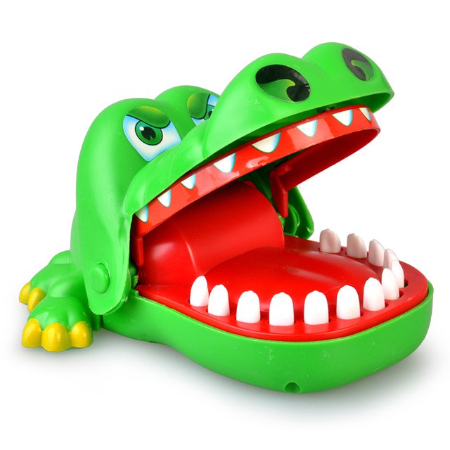 Bộ trò chơi khám răng cá sấu OEM Xanh (Loại SIZE to)