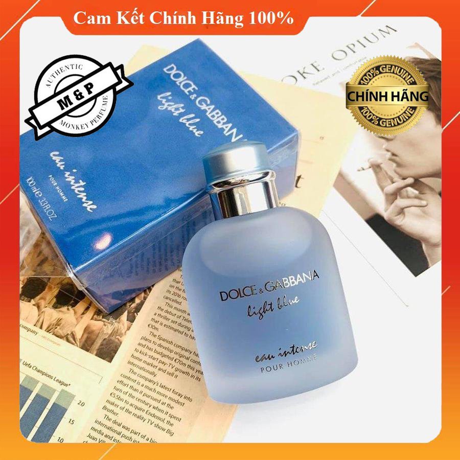 [Chính Hãng] Nước Hoa Nam Mini 𝗗&𝗚 𝗟𝗶𝗴𝗵𝘁 𝗕𝗹𝘂𝗲 𝗜𝗻𝘁𝗲𝗻𝘀𝗲_Hương Thơm Tươi Mát Cho Mùa Hè Oi Bức