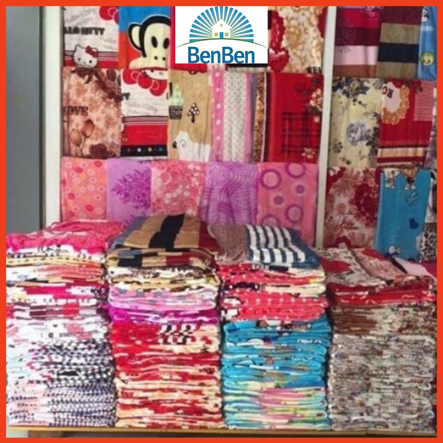 Chăn ngủ văn phòng tiện lợi gấp gọn sau khi dùng size 1.1x1.5m - BEN BEN - office blanket - mền ngủ văn phòng - chăn vp