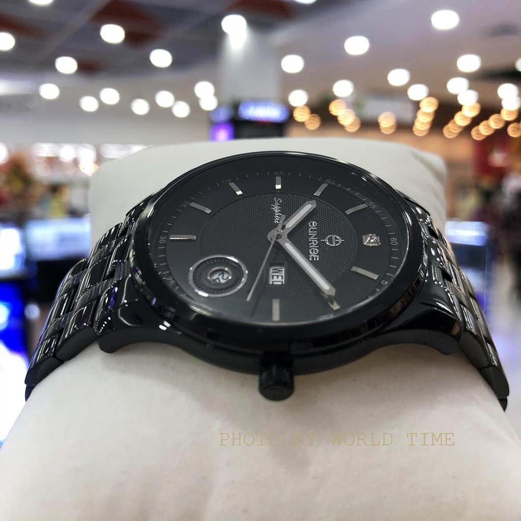 Đồng hồ nam Sunrise dây thép DM784SWA full hộp, thẻ bảo hành 3 năm, kính sapphire chống xước, chống nước | BigBuy360 - bigbuy360.vn