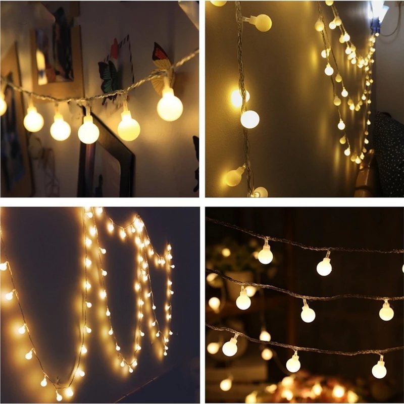 Dây đèn led trang trí giáng sinh sử dụng pin độc đáo