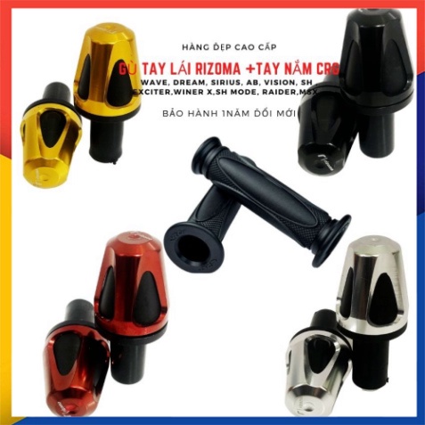 Combo Bao Tay CRG + Gù Rizoma Driven Gắn mọi Loại xe