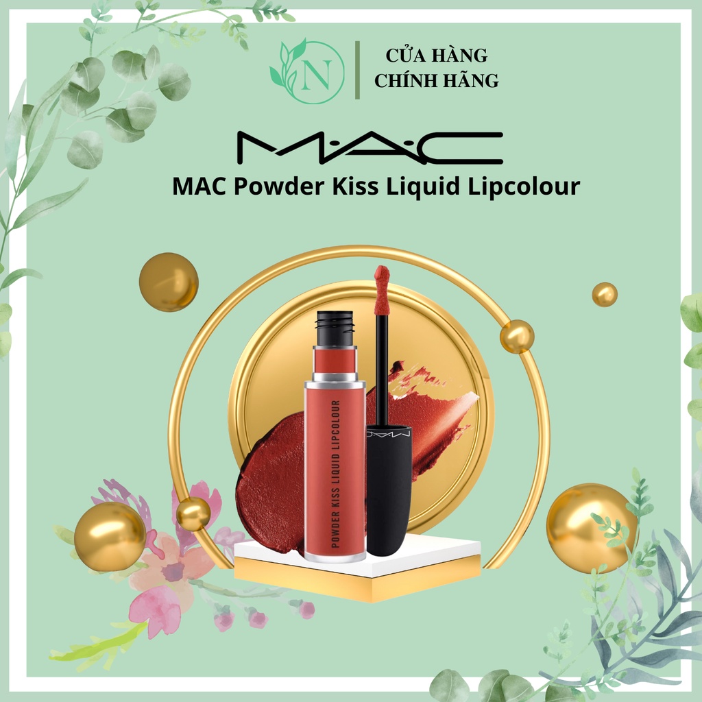 Son Mac Kem Powder Kiss Liquid Lipcolour, Son Kem lì Mac Chính Hãng