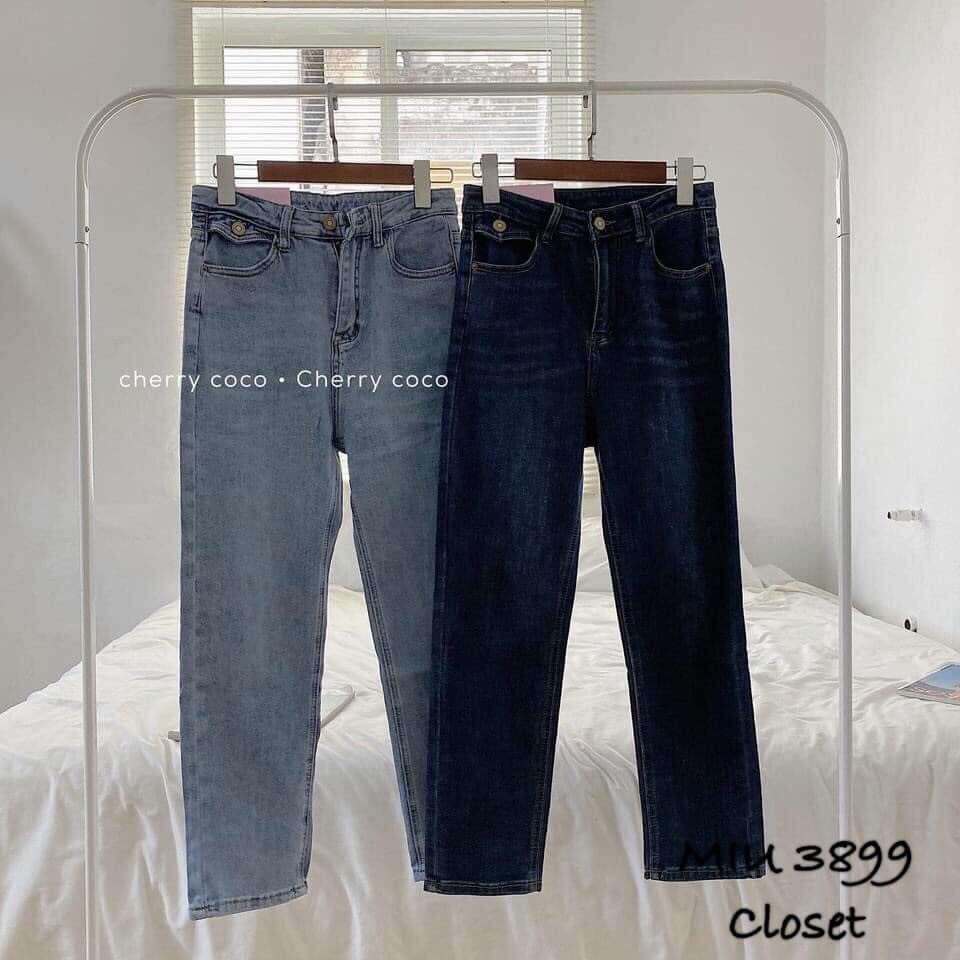 Quần jeans ôm form 9 tấc Bazic Hàn Quốc - mã 3899 | BigBuy360 - bigbuy360.vn