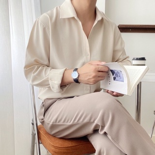 SANTÉ STUDIO - Áo sơ mi nam trơn basic - DAILY SHIRT.