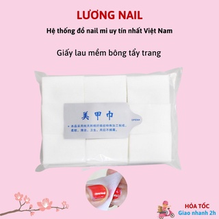 Giấy lau gel nail giấy chùi gel loại Mềm mịn