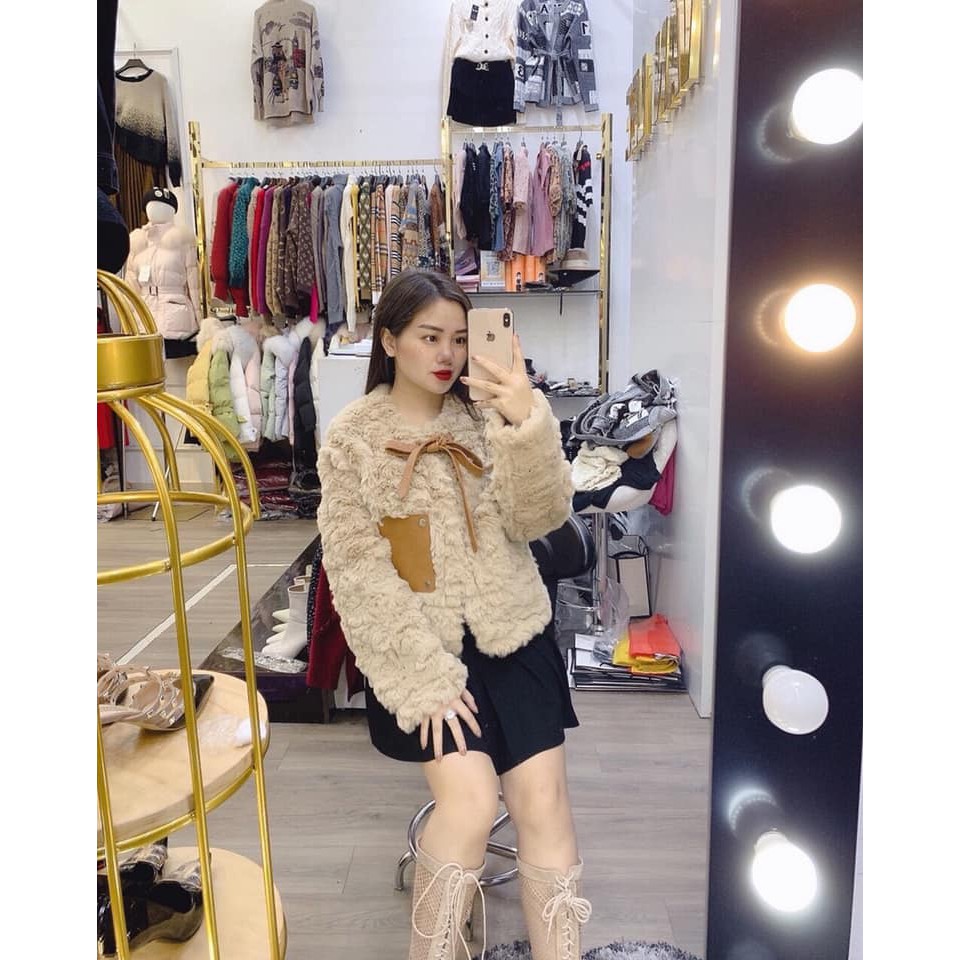 ÁO KHOÁC LÔNG CỔ NƠ