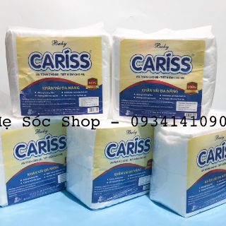 2 GÓI KHĂN VẢI KHÔ ĐA NĂNG CARISS 500gr