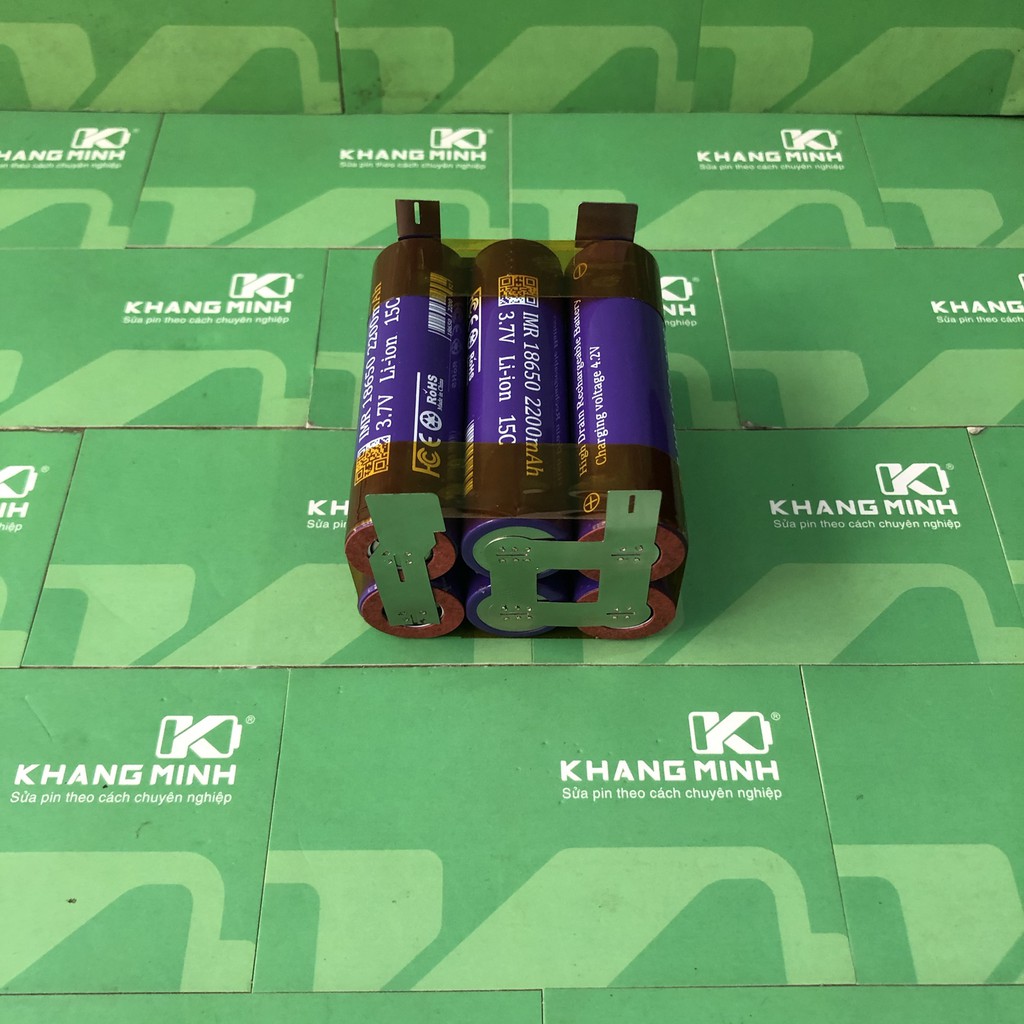 Khố pin 12V 3S Li-ion cell TL thay thế pin máy công cụ nội địa, nguồn