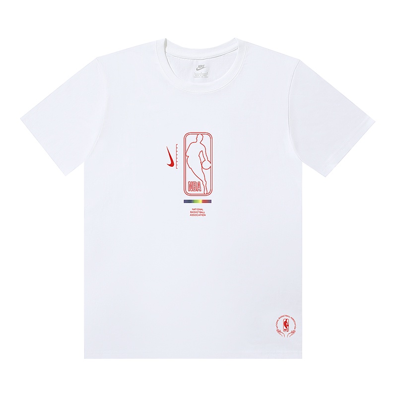 Áo Thun Ngắn Tay In Logo Bóng Rổ Thời Trang Năng Động