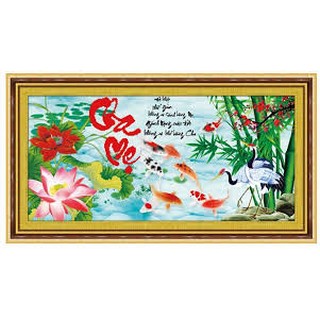 tranh thêu 5d cha mẹ 223011