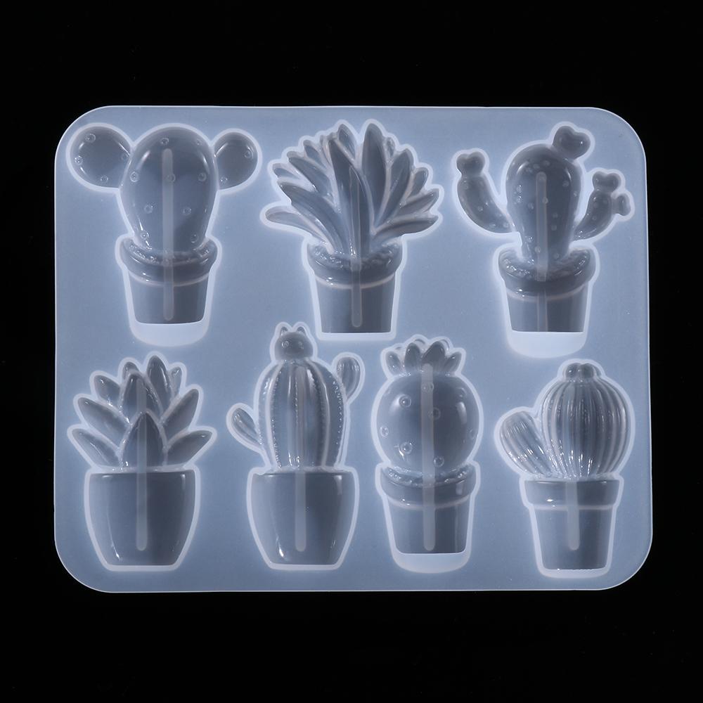 Khuôn Silicone Hình Cây Xương Rồng Dùng Làm Trang Sức DIY