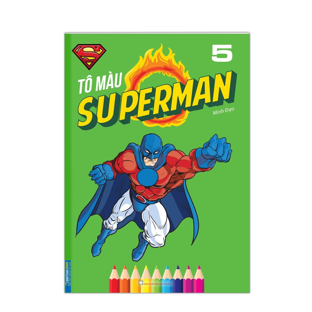 Sách - Tô màu SUPERMAN tập 5