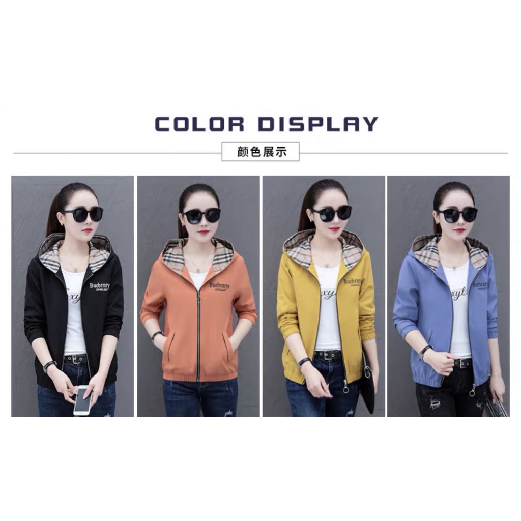 &lt;&lt;SALE SIÊU RẺ&gt;&gt;Áo khoác nữ nón caro