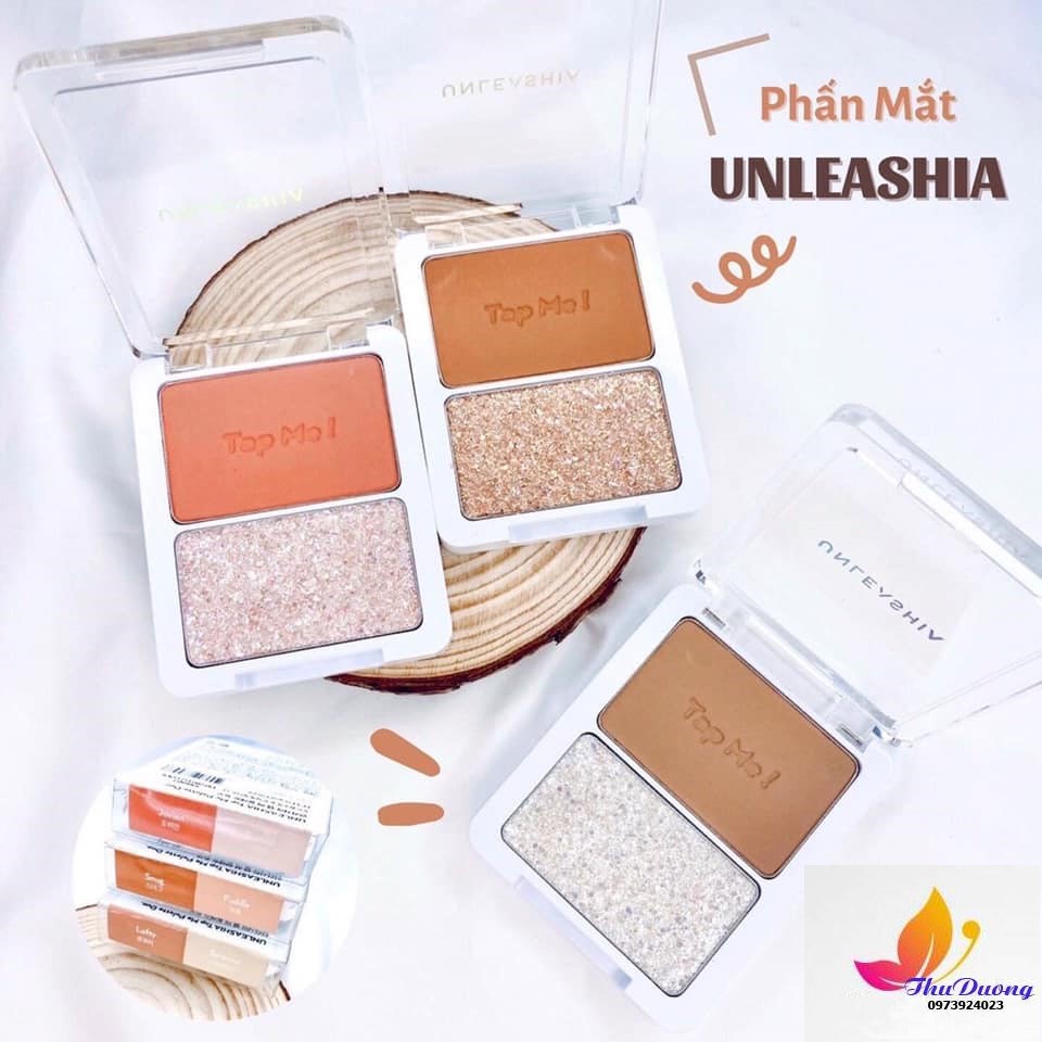 Phấn Mắt Kim Tuyến - UNLEASHIA TAP ME PALETTE DUO