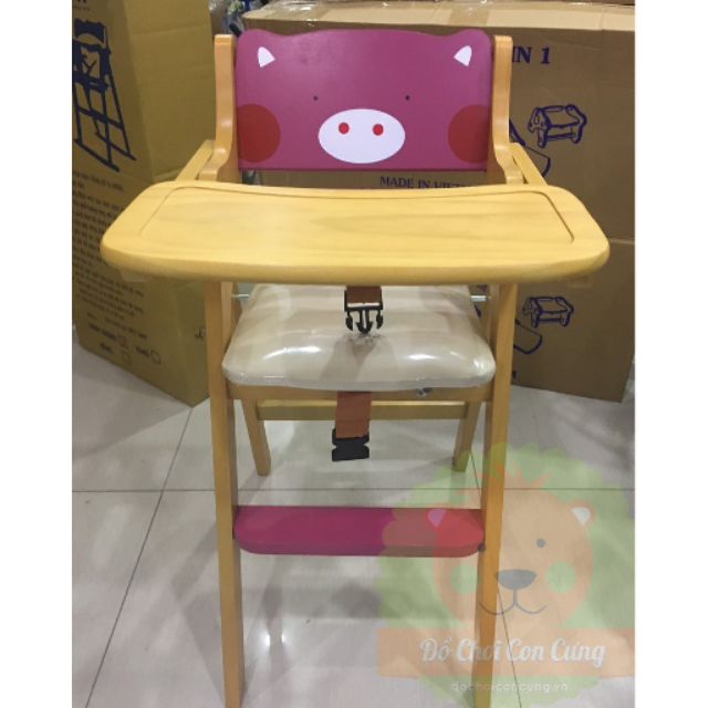 GHẾ GỖ ĂN DẶM HÌNH THÚ HÀNG SONG SON
