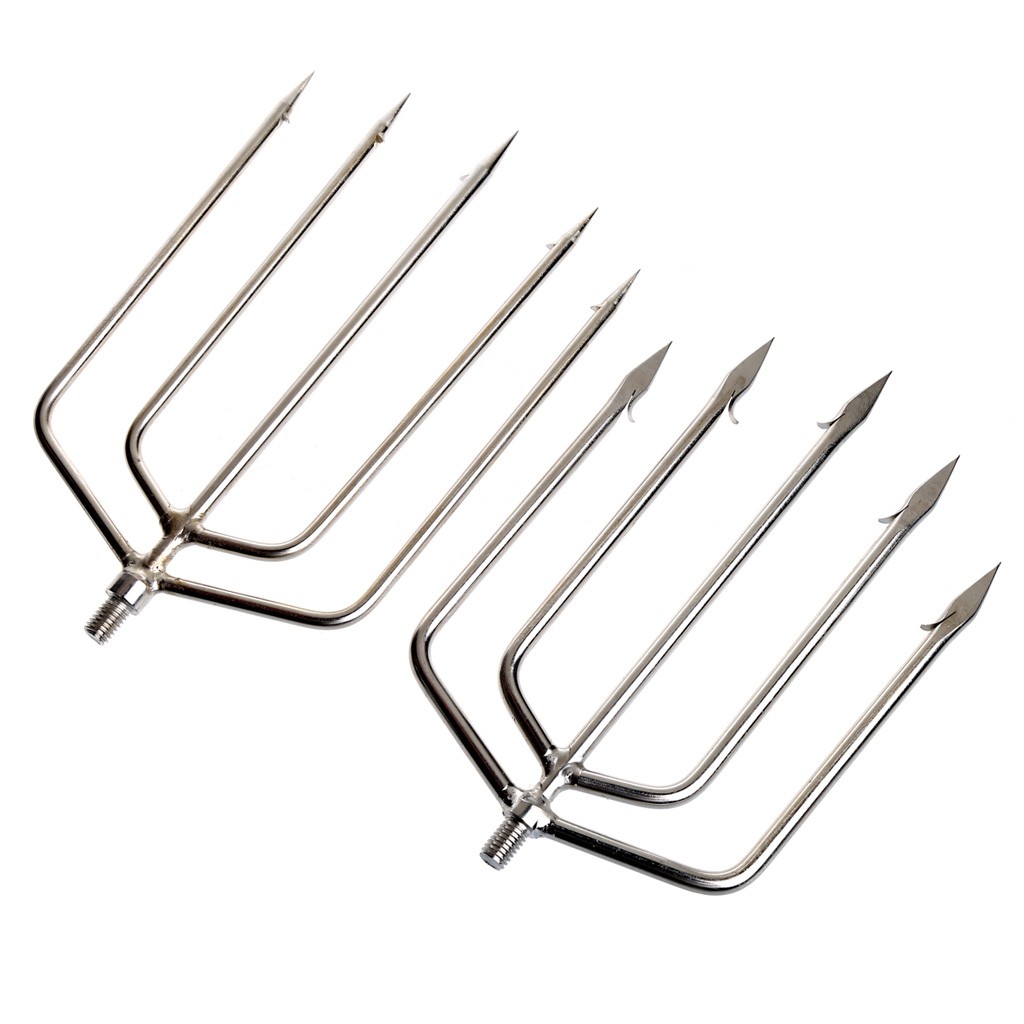 Nĩa xiên bằng thép không gỉ dùng để câu cá