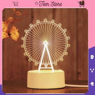 Đèn ngủ LED 3D trang trí - quà tặng độc đáo  Teen Store