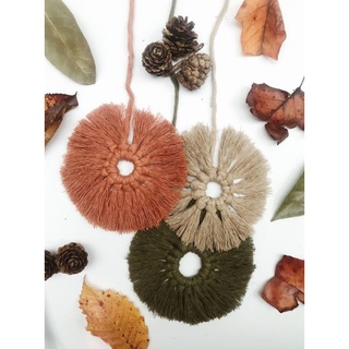 Vòng macrame trang trí tiệc, Giáng Sinh, treo cây thông Noel