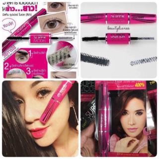 Mascara Super Model Mistine 2 đầu làm dài và dày mi | BigBuy360 - bigbuy360.vn