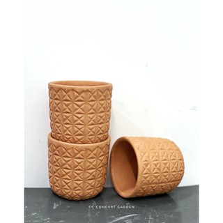 Chậu Đất Nung - Quả Thơm 11x11cm