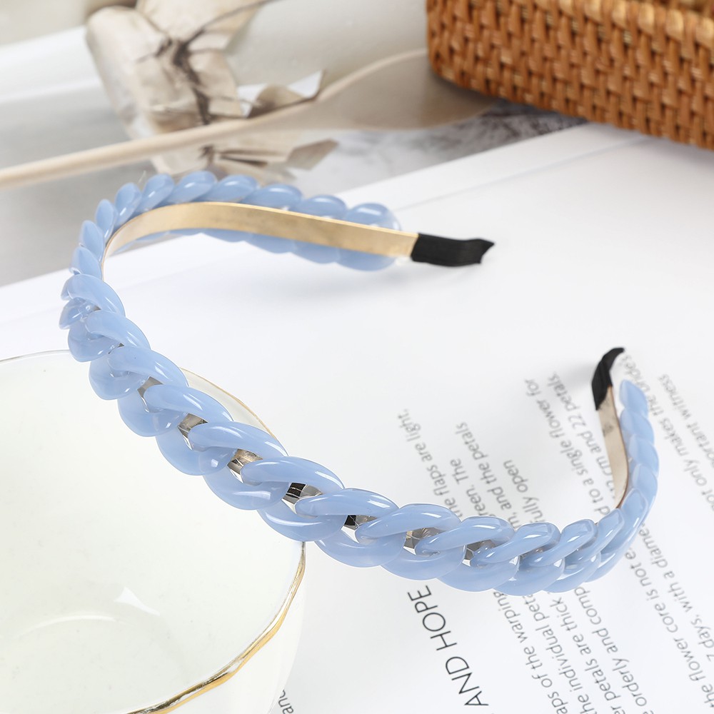 Băng Đô Hợp Kim Đính Đá Phong Cách Hàn Quốc