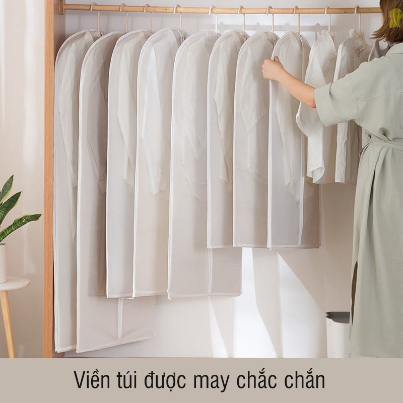 Túi Bọc Quần Áo, Túi Đựng Quần Áo Treo Tủ Chống Bụi, Chống Thấm, Ẩm Mốc Mối Mọt PAPAA.HOME