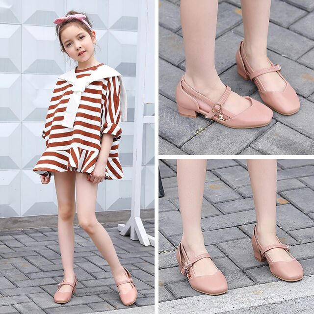 (Combo) Giầy giả da bé gái