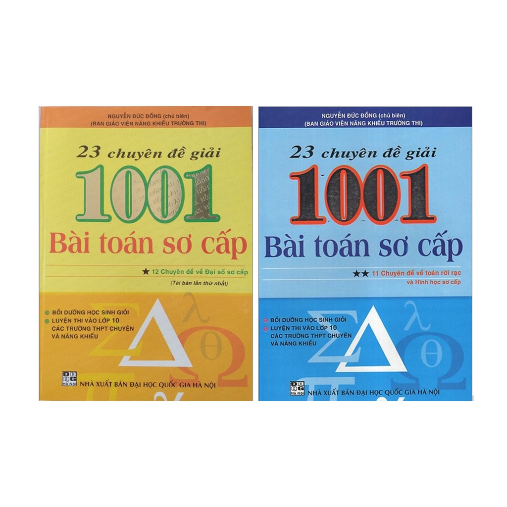 Sách - Combo 23 Chuyên Đề Giải 1001 Bài Toán Sơ Cấp - (Tập 1+Tập 2)