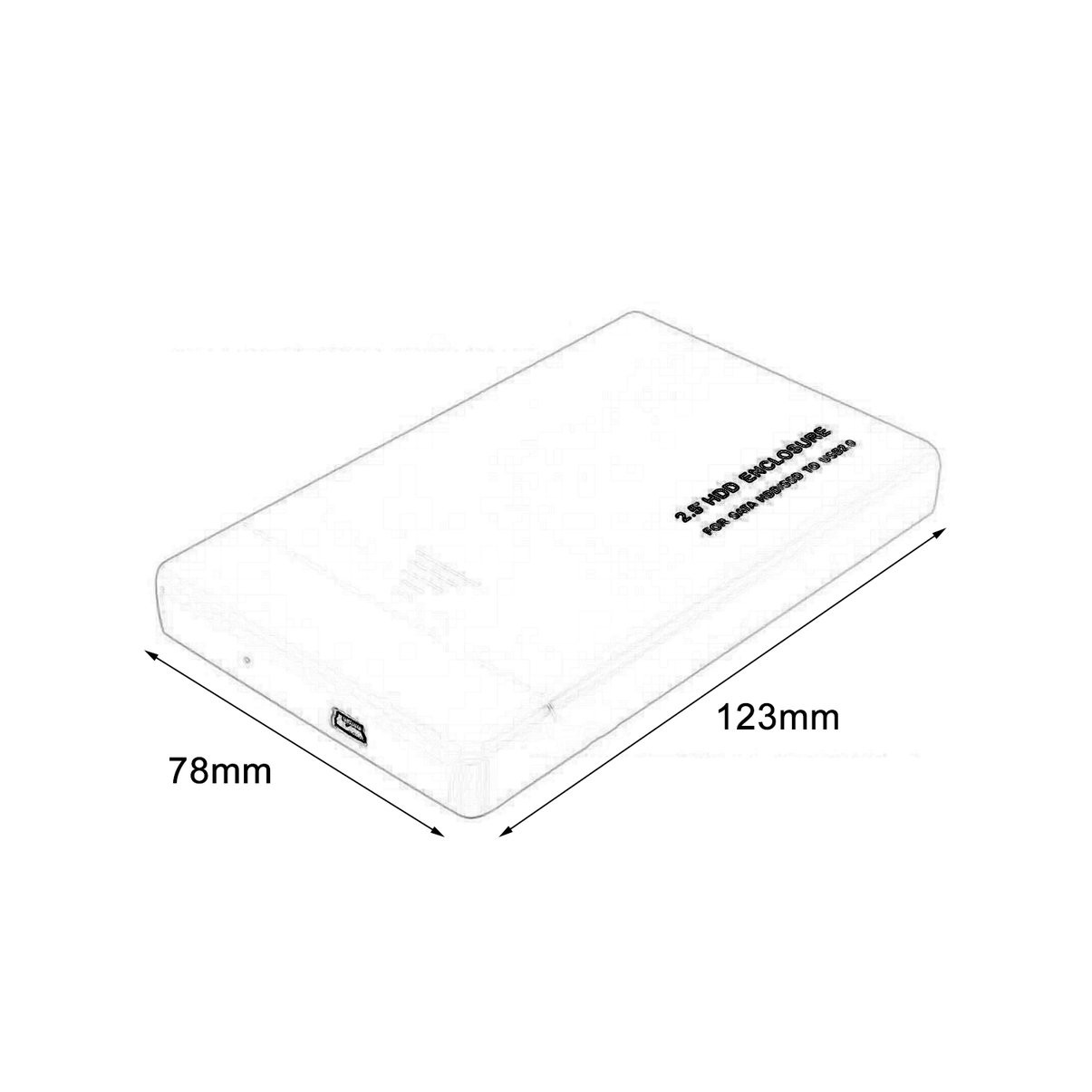 Ổ Cứng Ngoài 2.5-inch Usb3.0 Sata3.0 Hỗ Trợ Tăng Tốc Gia Tốc | BigBuy360 - bigbuy360.vn