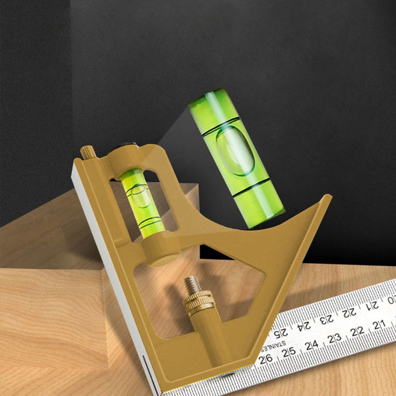 Thước Đo Góc Vuông Bằng Thép Không Gỉ Chuyên Nghiệp