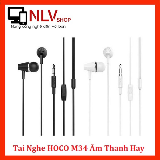 Tai Nghe Hoco M34 Âm Thanh Hay - BH 3 Tháng (1 Đổi 1)