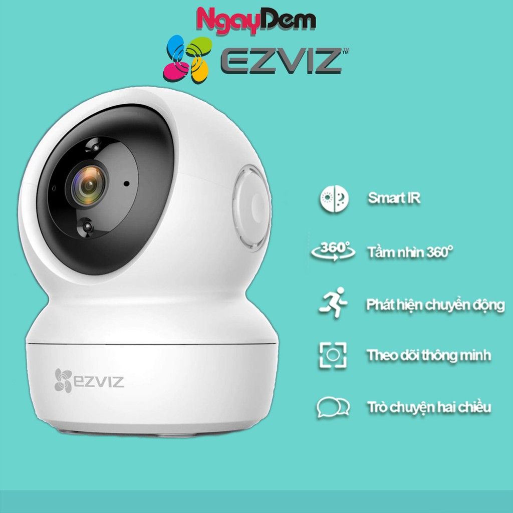 Camera Wifi Không Dây Đàm Thoại 2 Chiều, Xoay 360 Ezviz CS-CV246 C6N Full HD 1080P-Hàng Chính Hãng Bảo Hành 24 Tháng