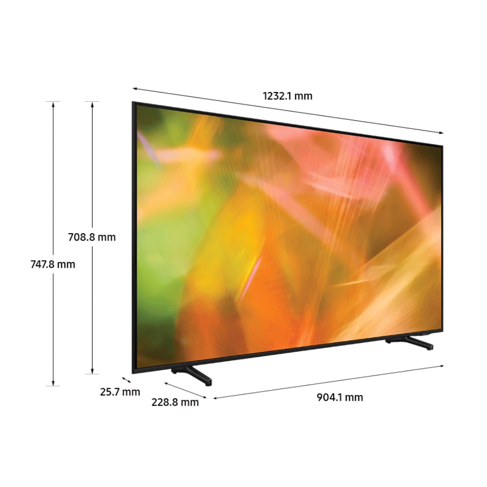 Smart TV Samsung Crystal UHD 4K 55 inch UA55AU8100KXXV