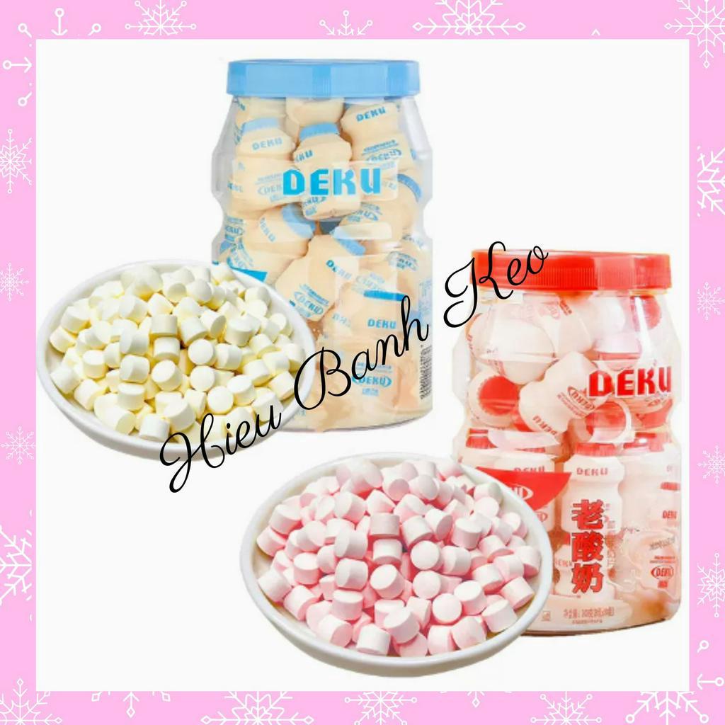 Kẹo sữa chua DEKU sữa chua nguyên bản, sữa chua dâu