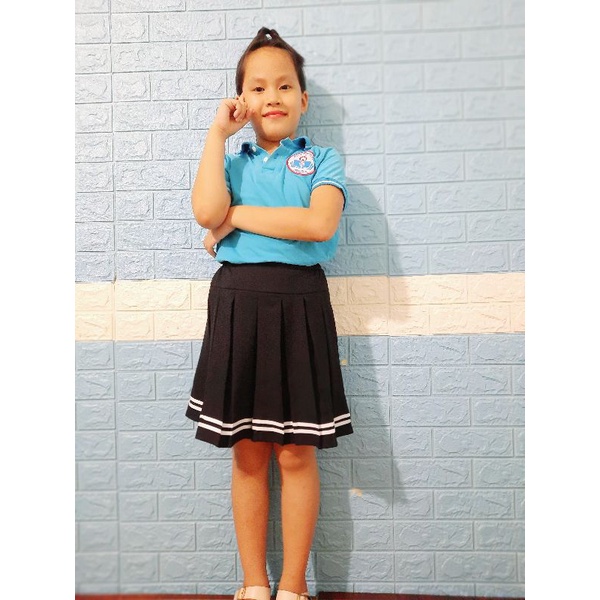 Chân váy học sinh xếp ly thủy thủ