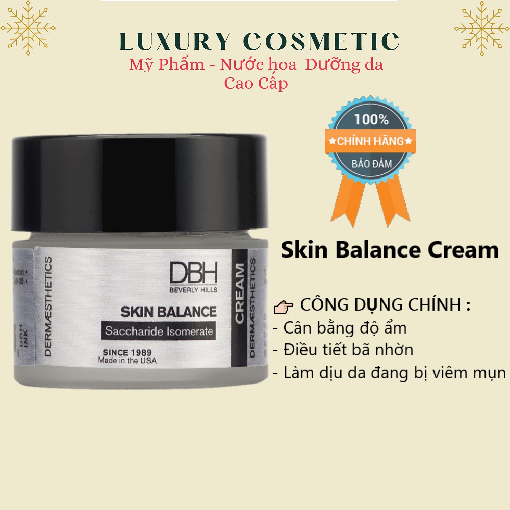 Kem Dưỡng Chuyên Sâu Dành Cho Da Dầu - Da Mụn Dbh Skin Balance 29G