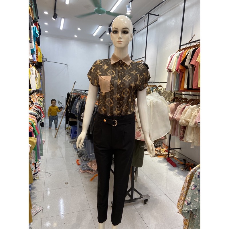 áo sơ mi lụa hàng quảng châu