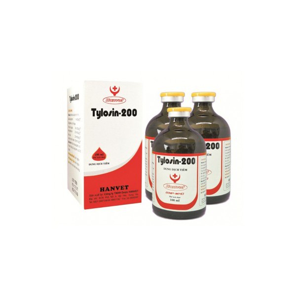 Tylosin 200 (100ml)HV - chỉ dùng trong thú y