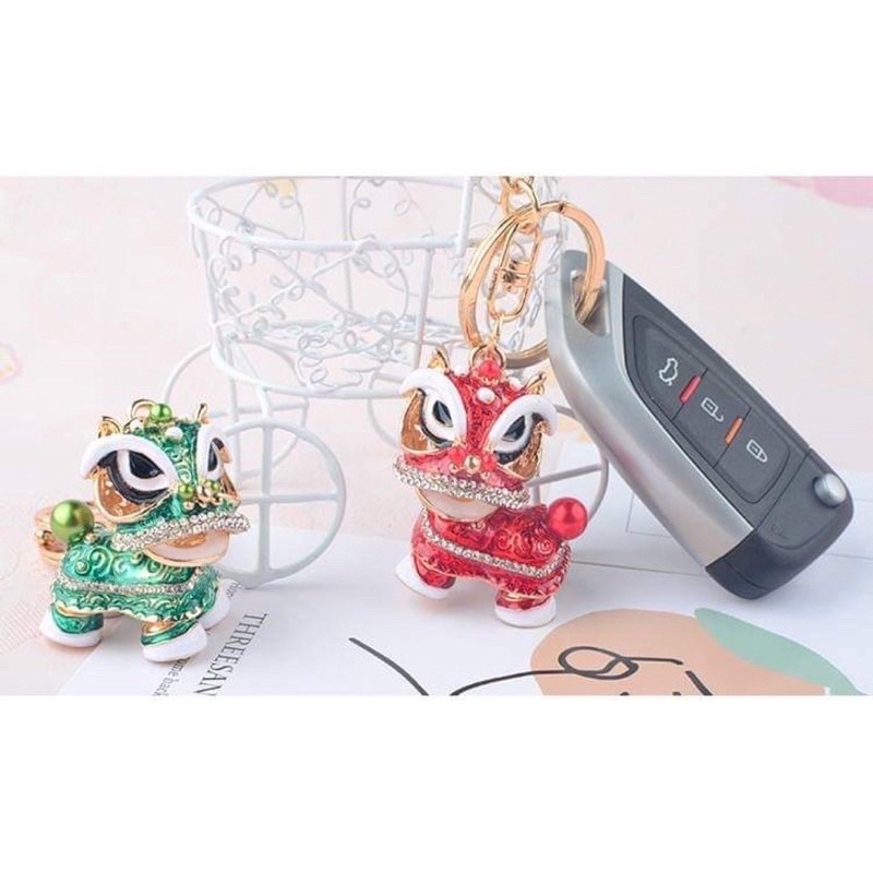 Móc chìa khóa cá tính phong cách sư tử