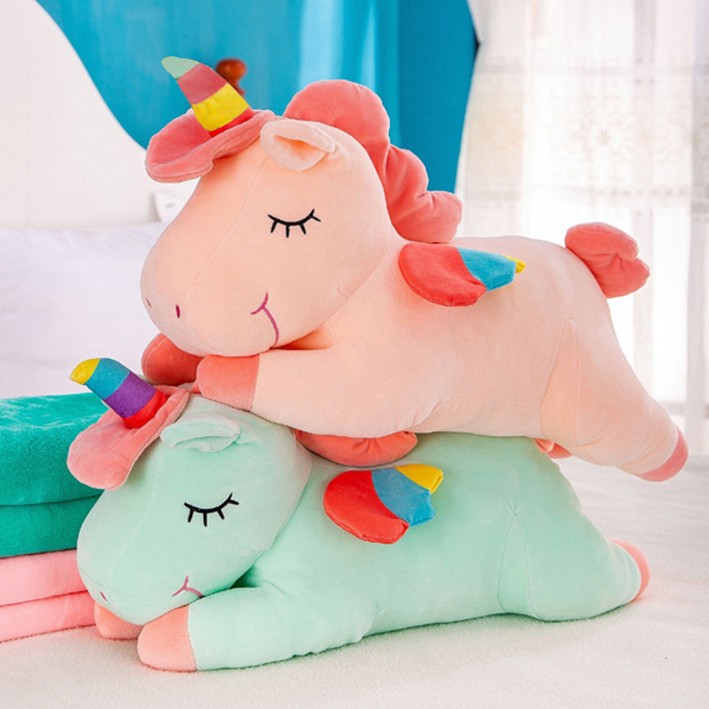 Gấu bông ngựa pony vải nhung mịn co dãn 4 chiều hàng cao cấp