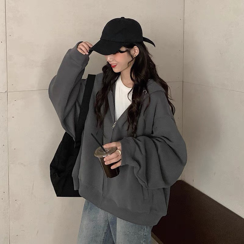 Áo khoác nỉ Màu Chì KA Closet chất nỉ ngoại , from to tay bồng, mà Chì cực độc lạ, tây, sáng da | BigBuy360 - bigbuy360.vn