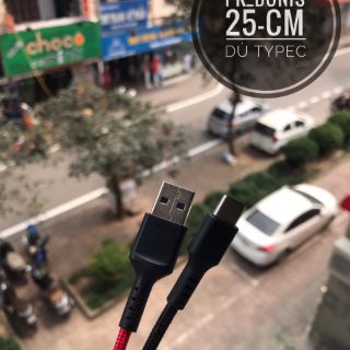 Cáp dù chân Typec dài 25cm