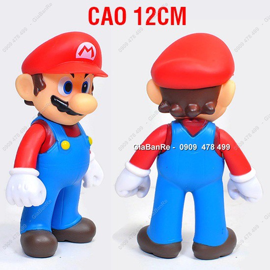 Mô Hình Nhân Vật Hái Nấm Mario Boss – Cao 12cm – 7969DO
