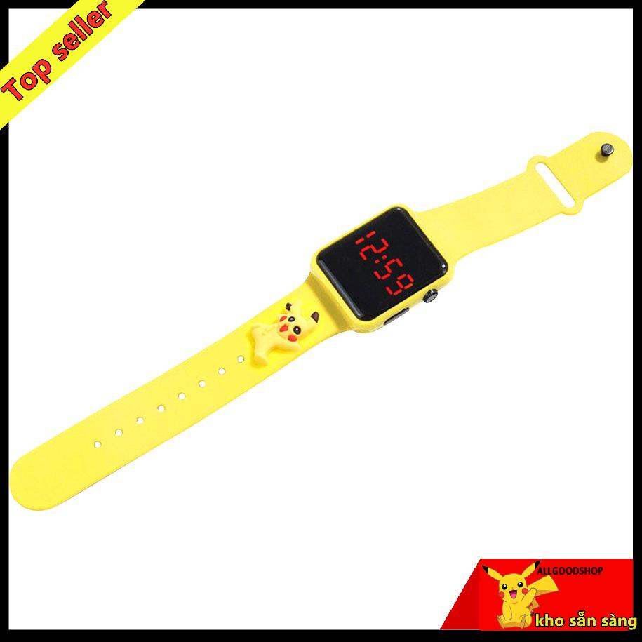 Đồng hồ điện tử Led trẻ em nhân vật hoạt hình ngộ nghĩnh/Marvel/Captain America/Spiderman/Hello Kitty/Pikachu/Doraemon