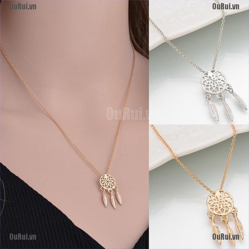 Dây Chuyền Hợp Kim Mặt Dreamcatcher Dễ Thương