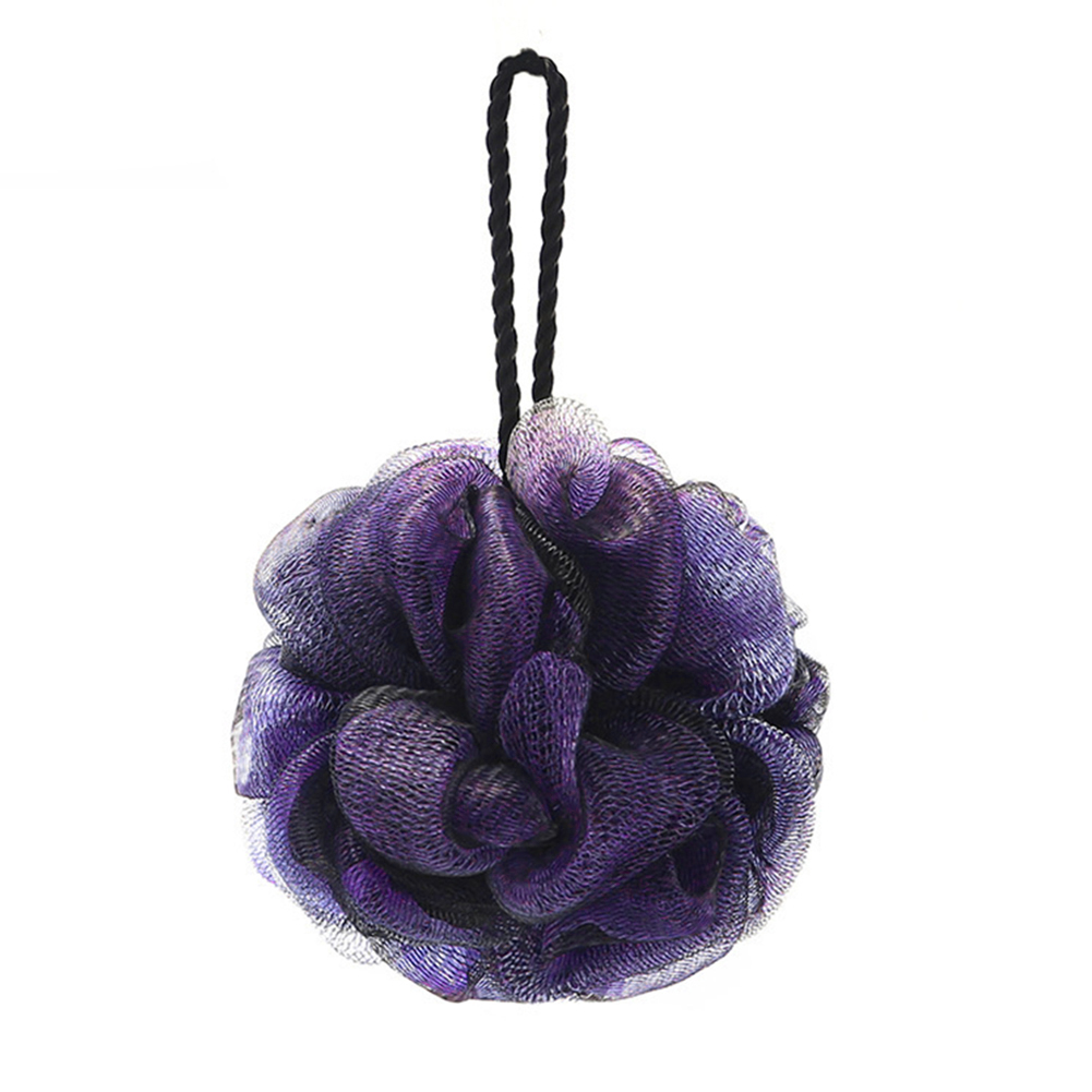 Super Soft Black Color Bath Ball Bath Flower 50g Bath Towel