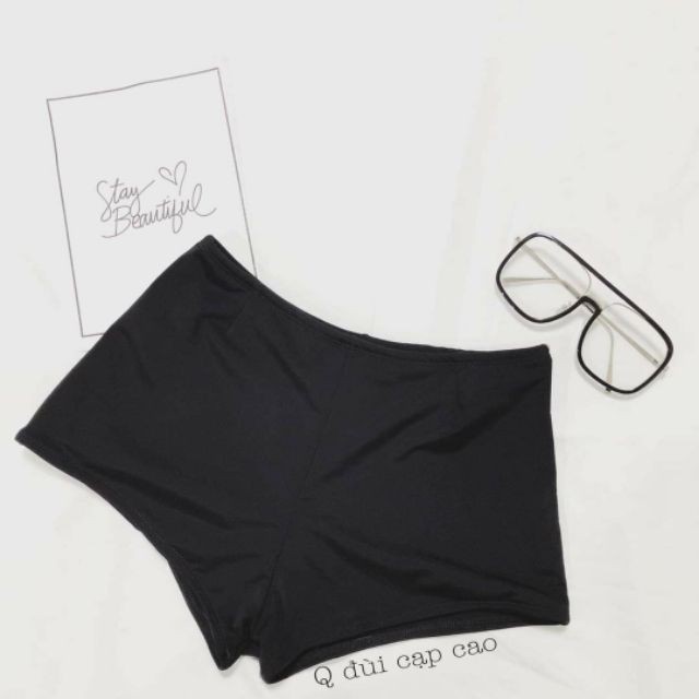 Quần, váy bikini đi biển, đồ bơi cho nữ màu đen Bikini191 (BÉN LẺ VÁY, QUẦN KHÔNG KÈM ÁO)