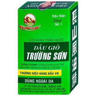 Dầu gió TRƯỜNG SƠN chai 6ml